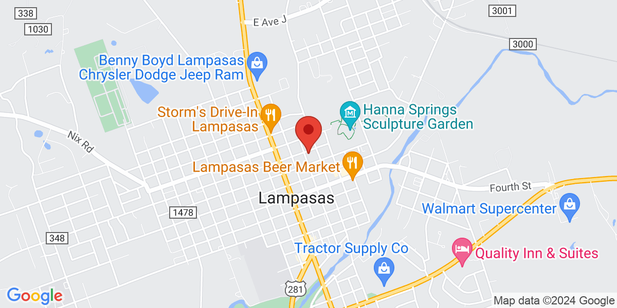 Map of Lampasas Public Library